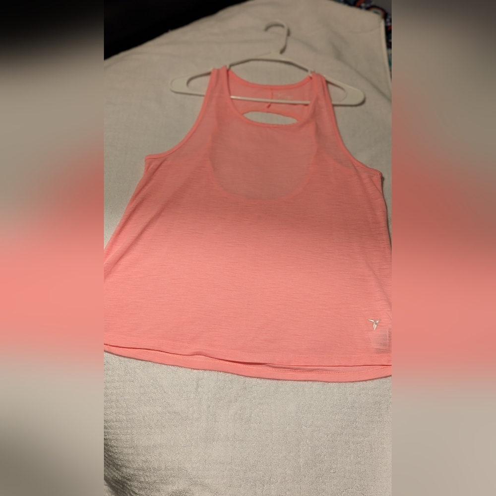 Old Navy Active sheer pink workout tank top
